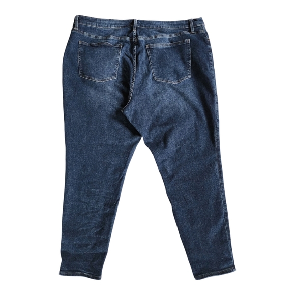 Pistola Dark Wash Stretch Denim Jeans Size 24W Slim Fit Comfortable Mid-Rise - Picture 2 of 4